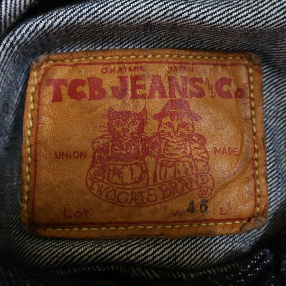 TCB JEANS(ティーシービー ジーンズ) 40s 大戦モデル 復刻 1st イエローステッチ デニムジャケット インディゴ