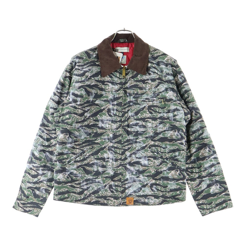 Innocence NYC(イノセンス) 24AW CAMO WORK JACKET 総柄迷彩 カモワークジャケット キルティング フライトジャケット カーキ