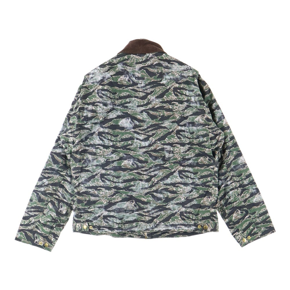 Innocence NYC イノセンス 24AW CAMO WORK JACKET 総柄迷彩 カモワークジャケット キルティング フライトジャケット カーキ Innocence NYC(イノセンス) 24AW CAMO WORK JACKET 総柄迷彩 カモ