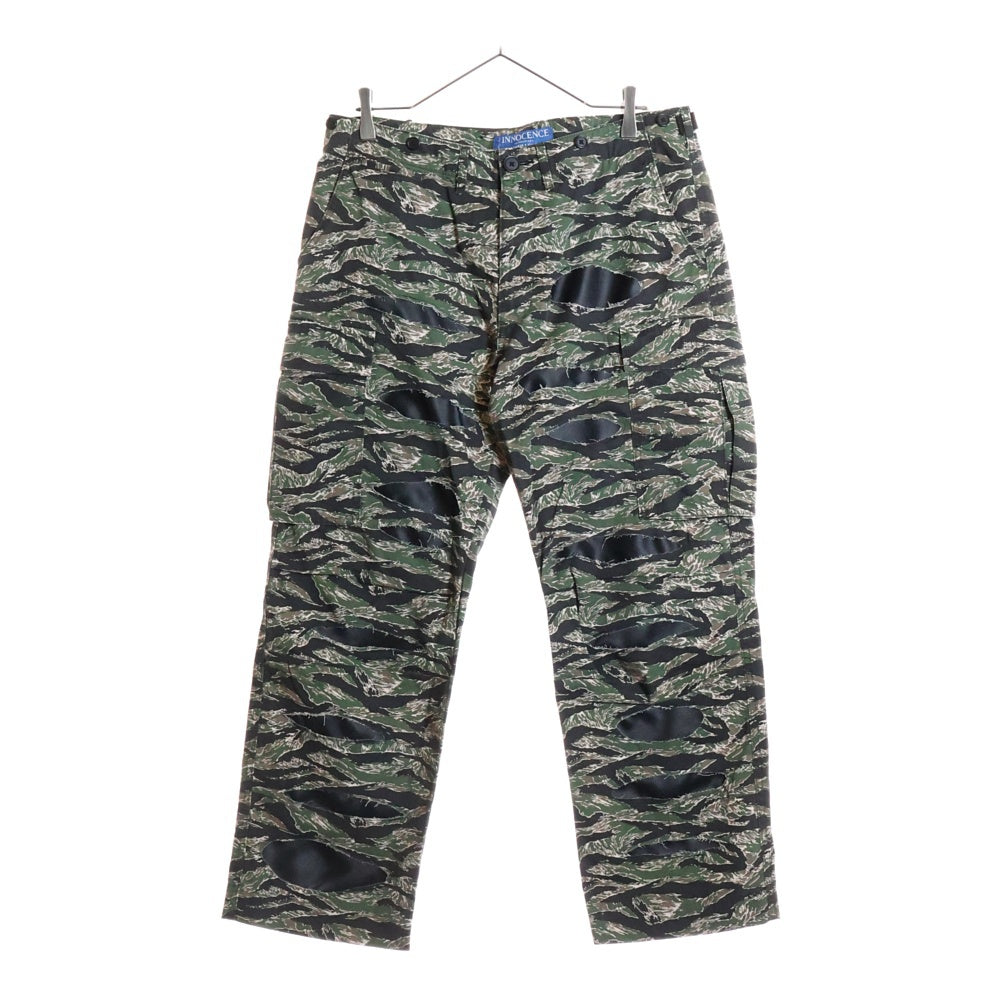 Innocence NYC(イノセンス) Destroy Camo Cargo Pants デストロイ カモカーゴパンツ カーキ