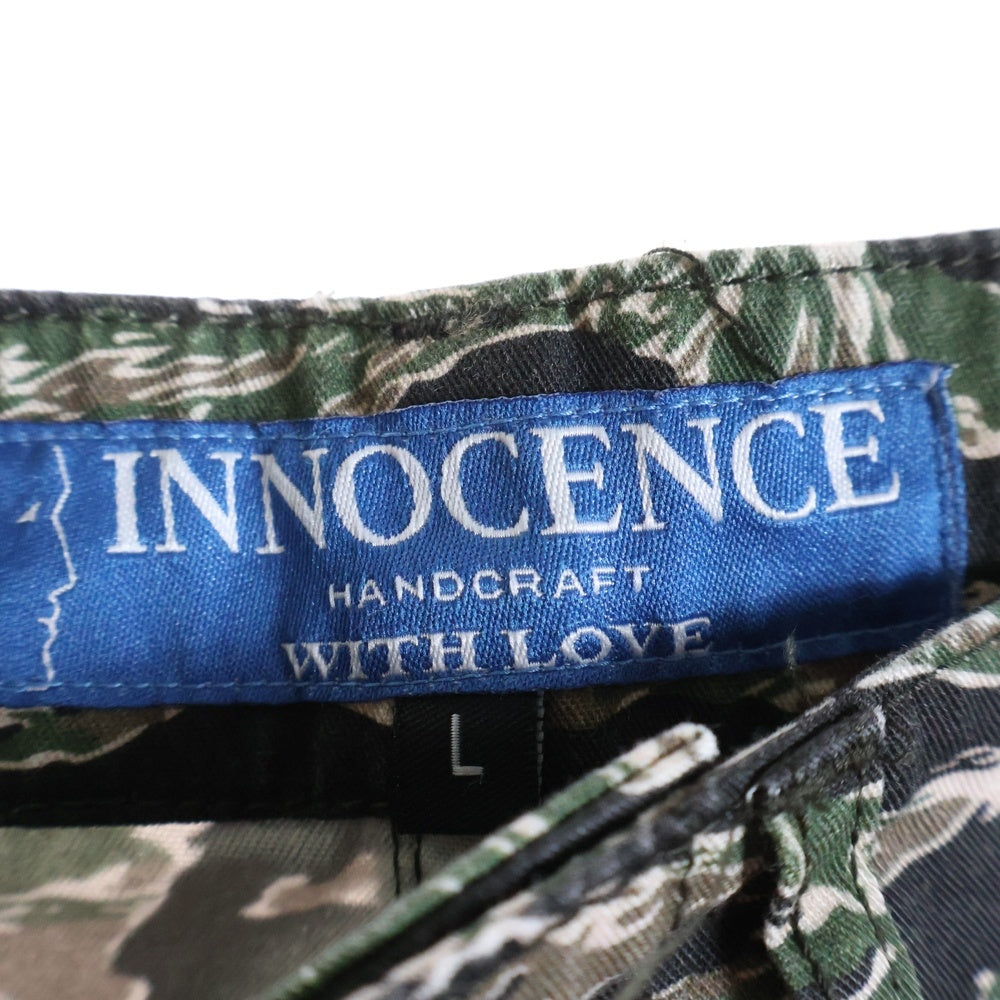 Innocence NYC(イノセンス) Destroy Camo Cargo Pants デストロイ カモカーゴパンツ カーキ