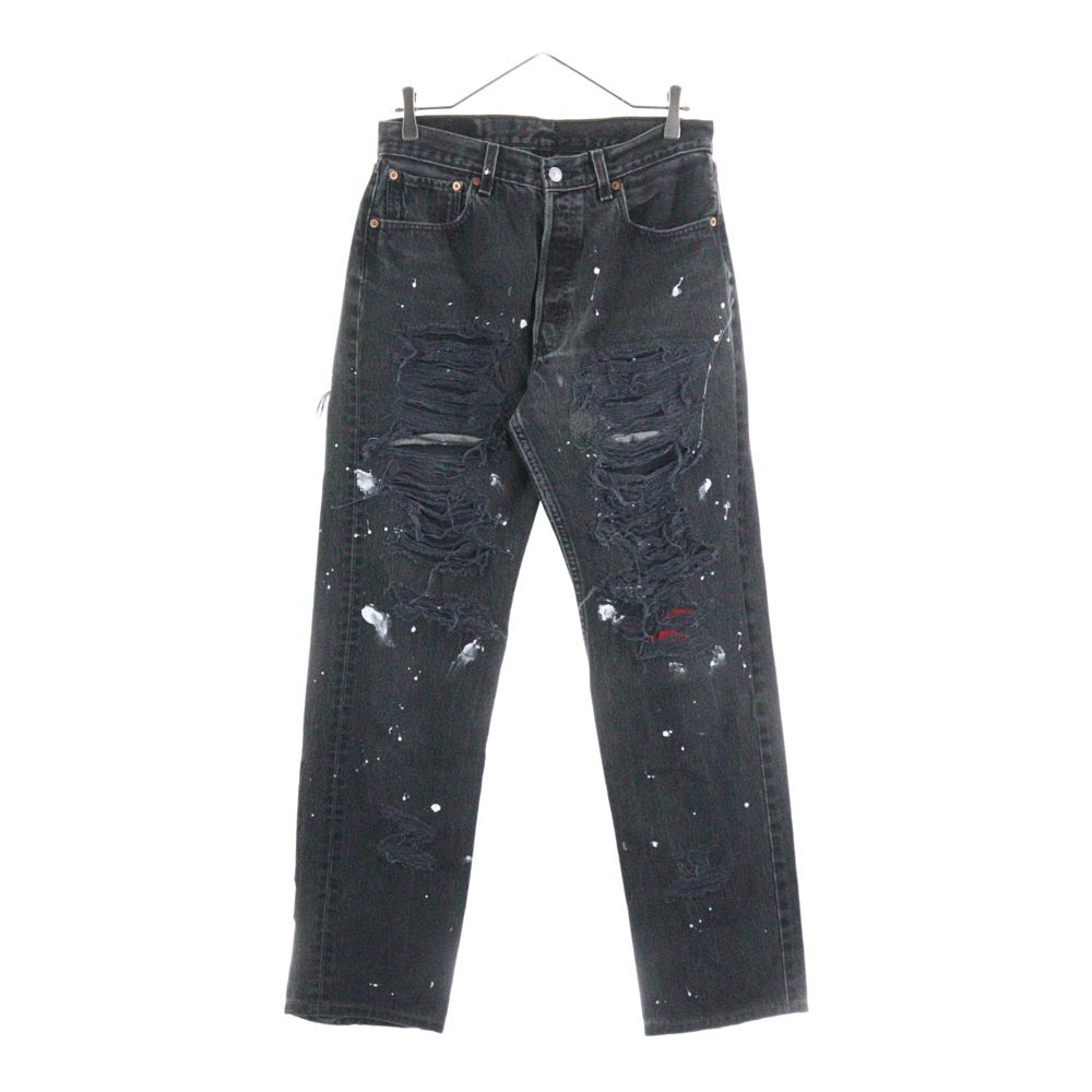 Innocence NYC(イノセンス) DESTROY DENIM PANTS ダメージ加工 デトロイト デニムパンツ グレー