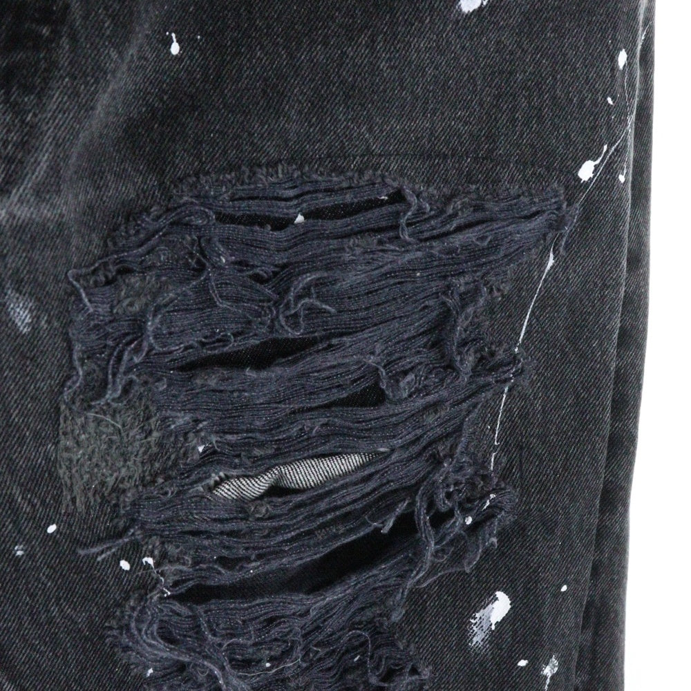 Innocence NYC(イノセンス) DESTROY DENIM PANTS ダメージ加工 デトロイト デニムパンツ グレー