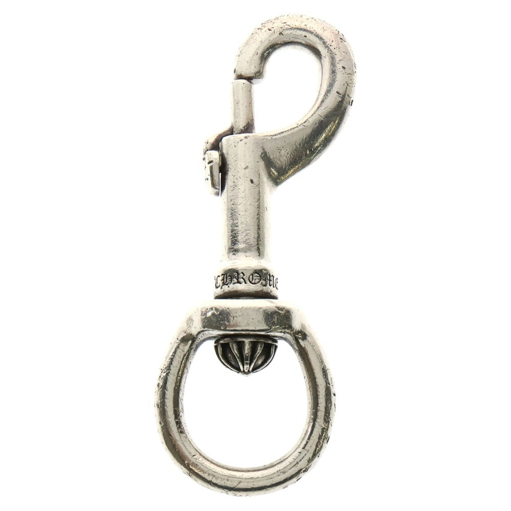 CHROME HEARTS(クロムハーツ) CLIP SWIVEL XL/クリップスイベル XL フレアニークロスモチーフウォレットチェーン キーリング