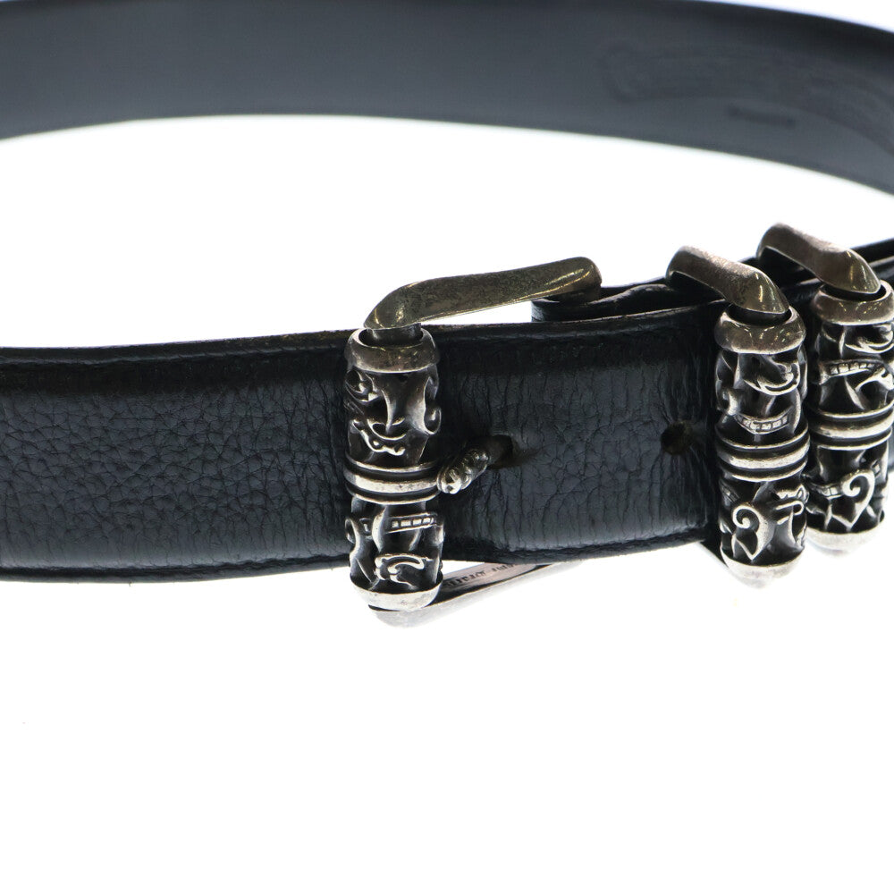 CHROME HEARTS(クロムハーツ) BLT CLT ROLLER 3PC 3PCケルティックローラー レザーベルト ブラック