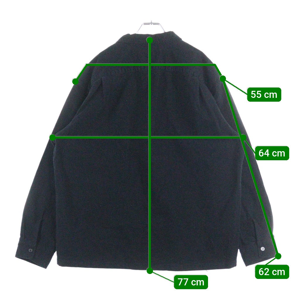 SUPREME(シュプリーム) 25AW flannel pajama shirts フランネルパジャマ長袖シャツ ブラック