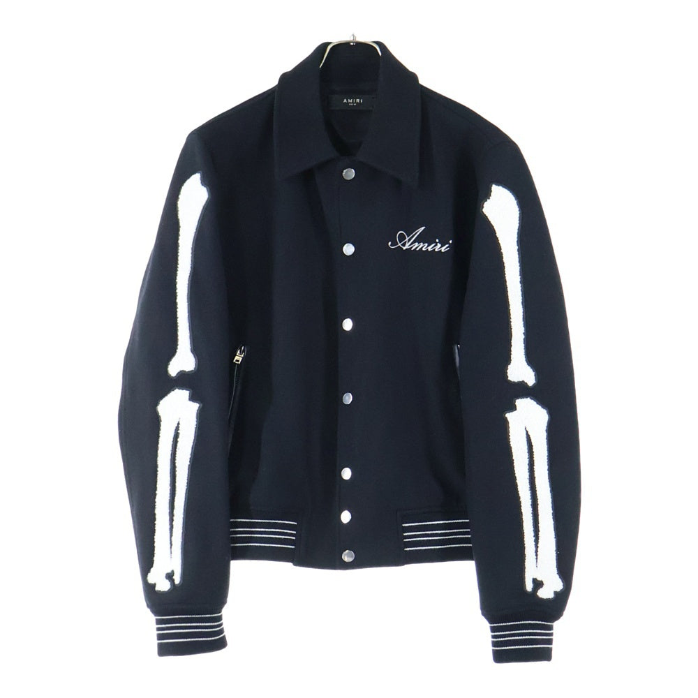 AMIRI(アミリ) フロント スナップボタン キルティング ジャケット ブラック