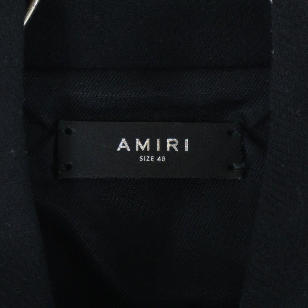 AMIRI(アミリ) フロント スナップボタン キルティング ジャケット ブラック