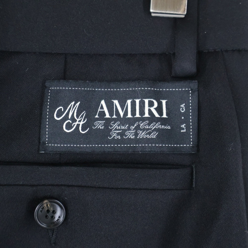 AMIRI(アミリ) TAILORED STRAIGHT-LEG TROUSERES ストレート テーラードパンツ ブラック