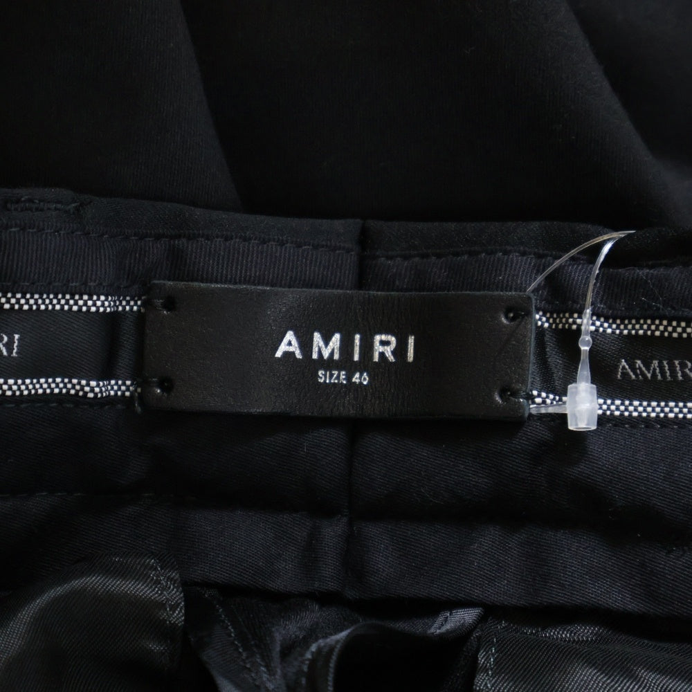 AMIRI(アミリ) TAILORED STRAIGHT-LEG TROUSERES ストレート テーラードパンツ ブラック