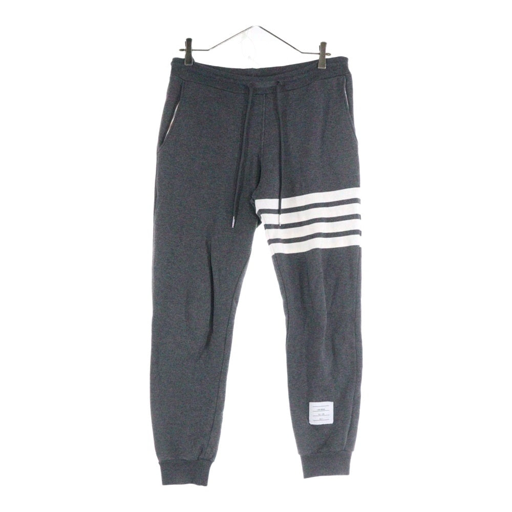 THOM BROWNE(トムブラウン) 4-Bar Striped Sweatpants スウェットパンツ グレー MJQ008H-00535025