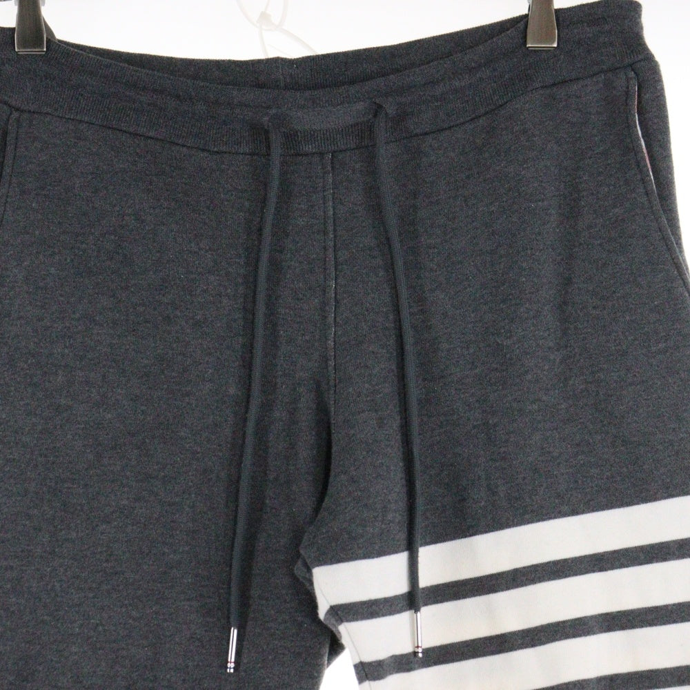 THOM BROWNE(トムブラウン) 4-Bar Striped Sweatpants スウェットパンツ グレー MJQ008H-00535025