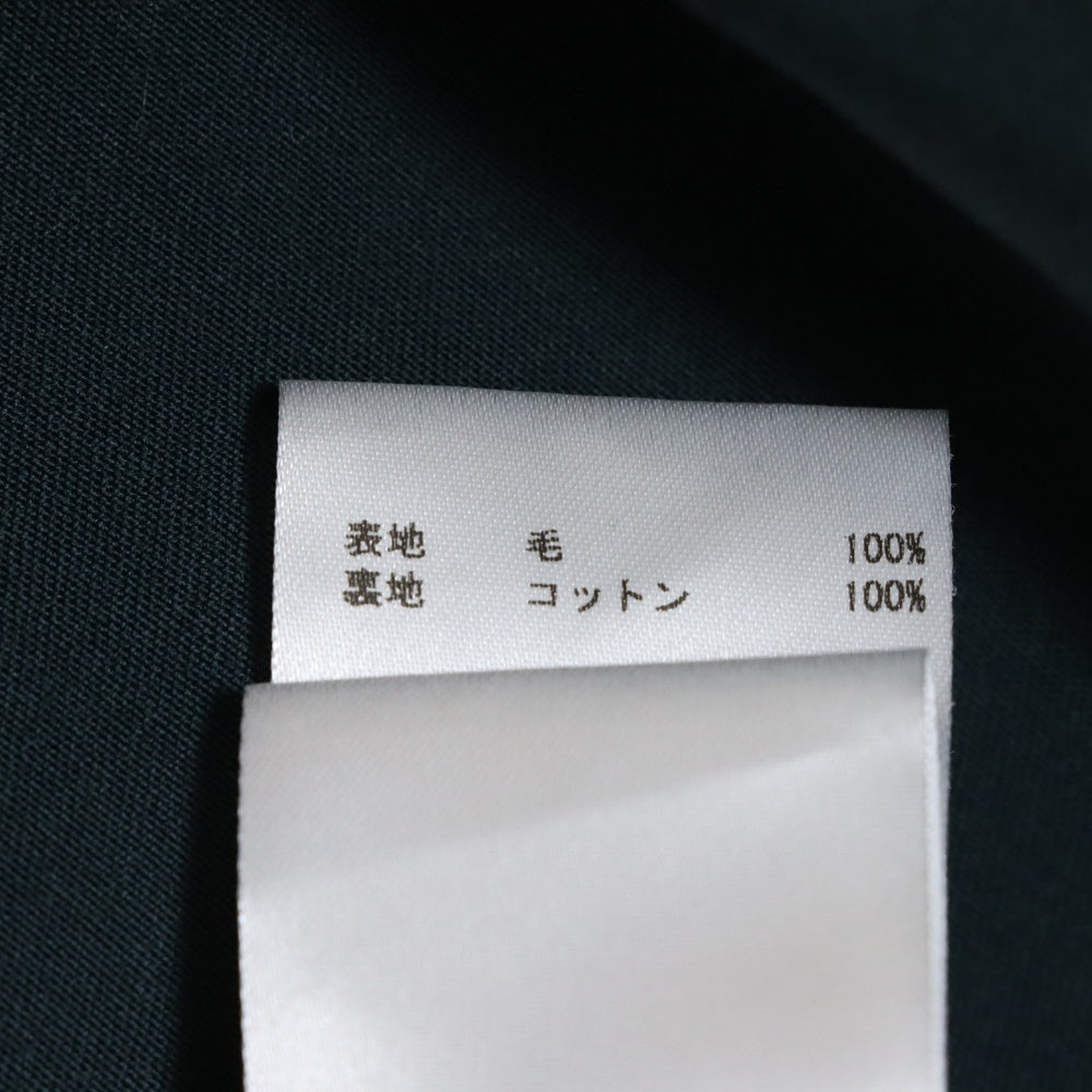 JIL SANDER(ジルサンダー) 22SS ウール ジップシャツ ブルゾン ジャケット シャツ グリーン JSMU601032MU20290021