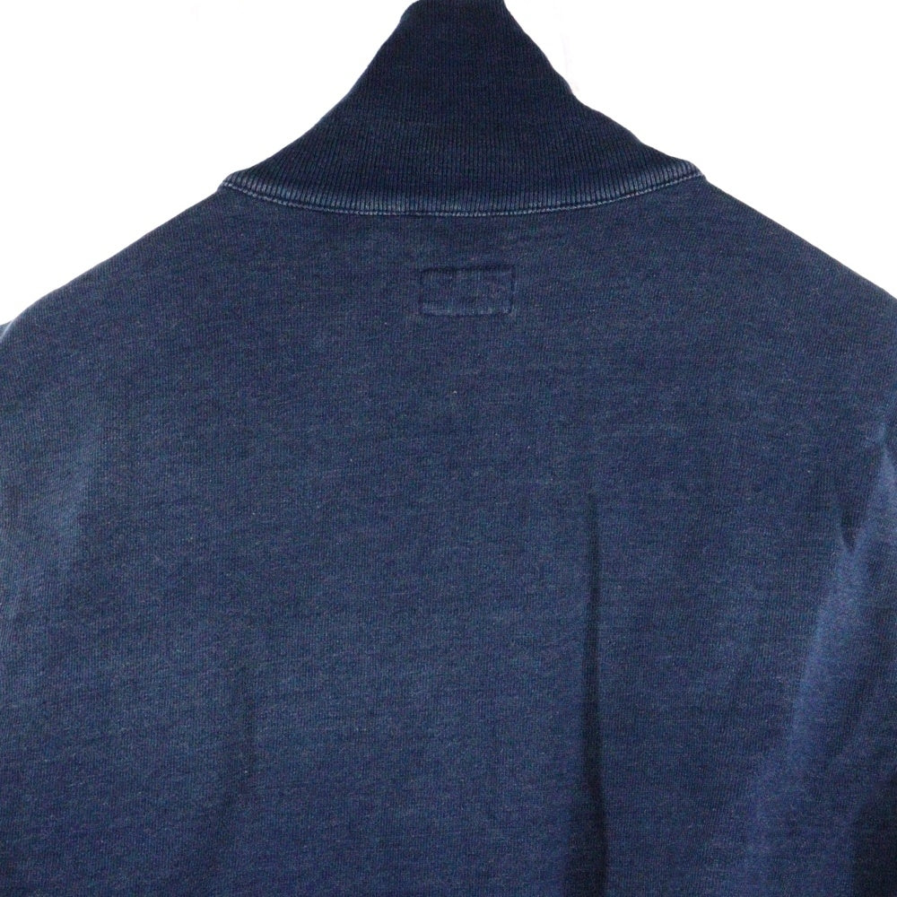 KAPITAL(キャピタル) 25SS BORO×IDG裏毛 ハーフZIPベスト インディゴ K2505SC223
