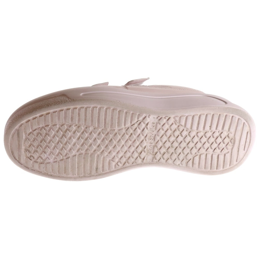 Acne Studios(アクネ ストゥディオズ) 25SS Steffey U Friend Raise Tonal VELCRO STRAP PLATFORM SNEAKERS 厚底 ローカットスニーカー ピンク 41