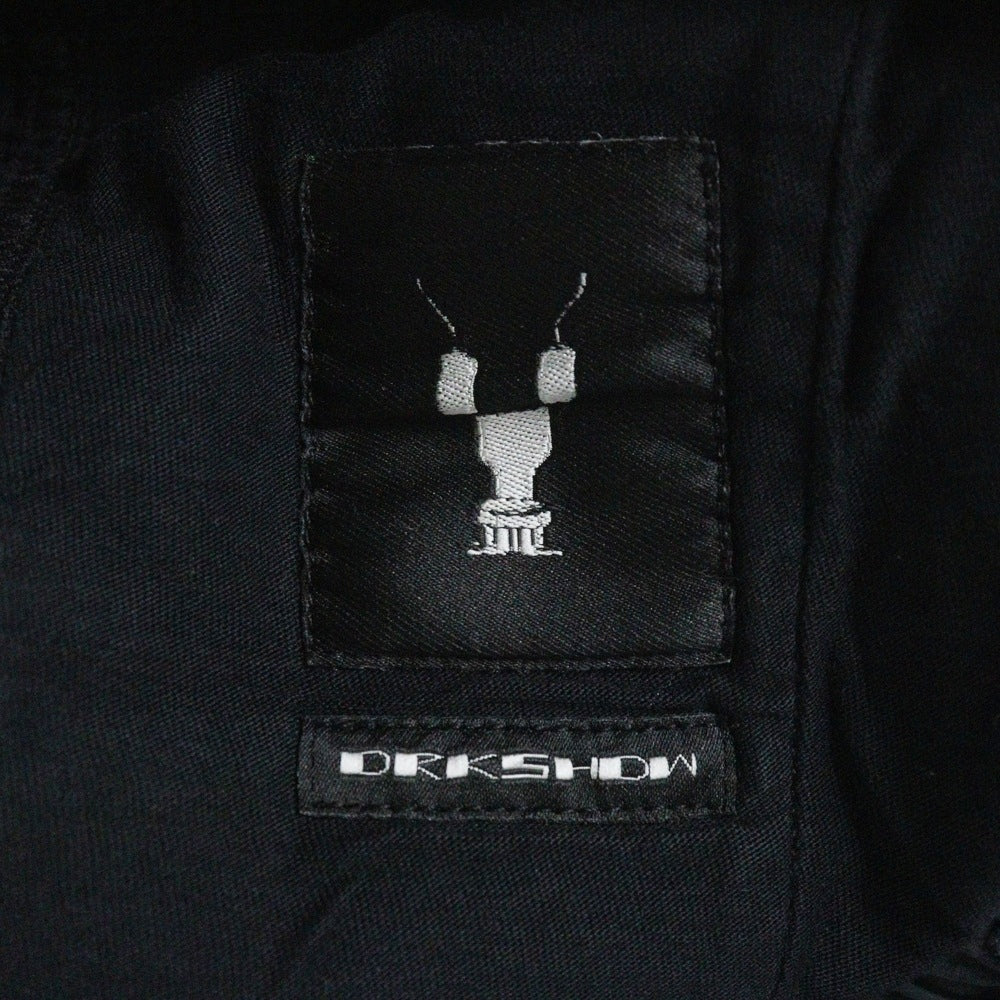 DRKSHDW(ダークシャドウ) 19SS Prisoner Drawstring Pants プリズナー ドローストリング サルエルパンツ ブラック DU19S4394-RIG