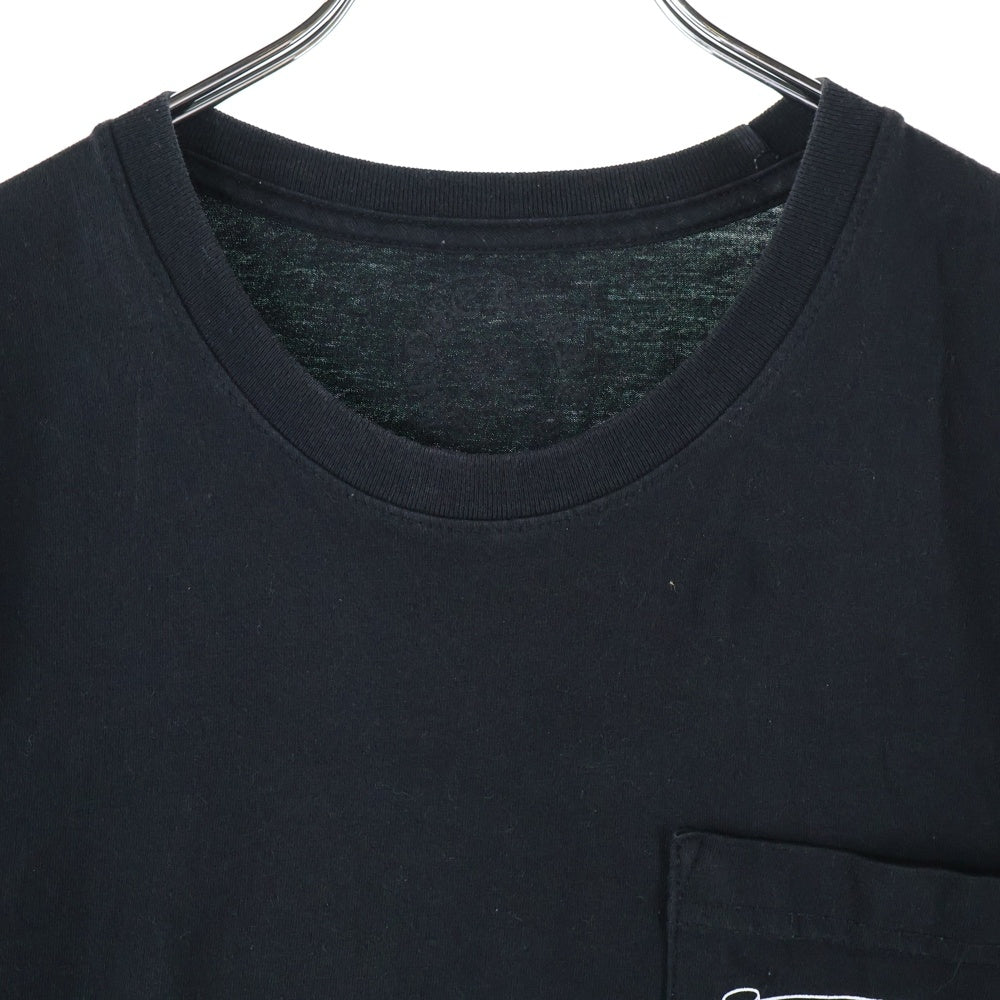 CHROME HEARTS(クロムハーツ) CH S/S TEE スクロールラベルプリント 半袖Tシャツカットソー ブラック
