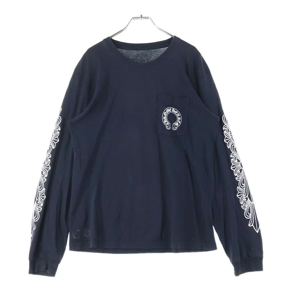 CHROME HEARTS(クロムハーツ) FLRL CRS HORSESHOE L/S バック