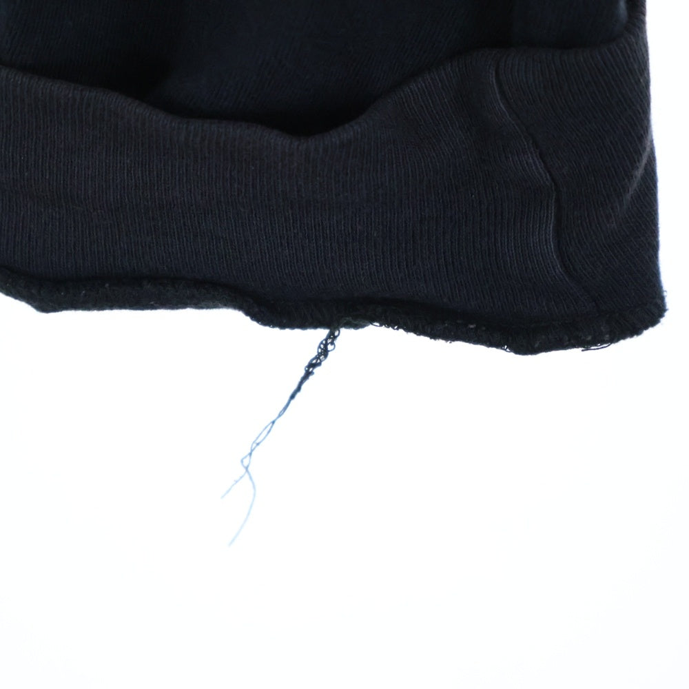 CHROME HEARTS(クロムハーツ) FLRL CRS HORSESHOE L/S バックホースシュー 袖フローラル ロングスリーブカットソー 長袖Tシャツ ロンT ブラック