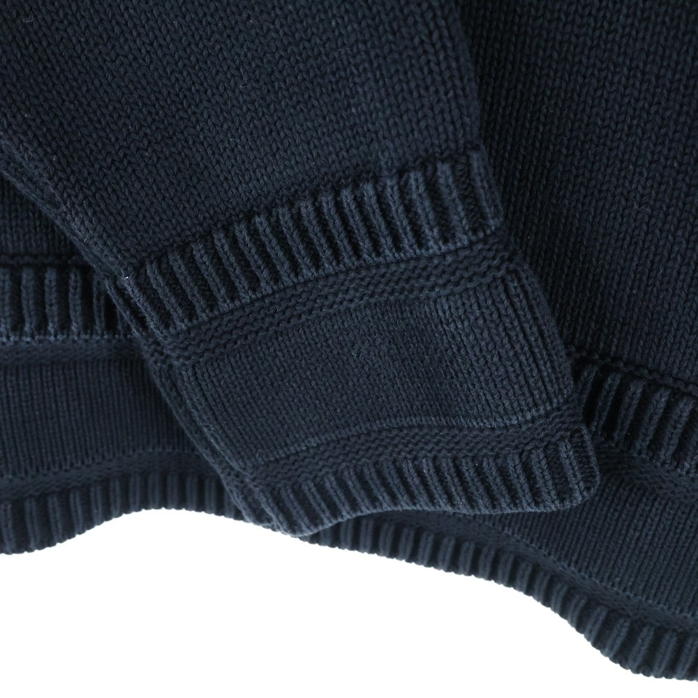 GIVENCHY(ジバンシィ) 22AW 4G ロゴ刺繍 コットン長袖セーター ブラック BM90G9401M