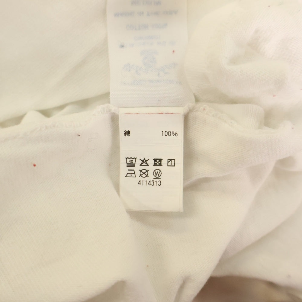 A.P.C(アーペーセー) ×BRAIN DEAD ブレインデッド フロントプリント半袖Tシャツ カットソー ホワイト