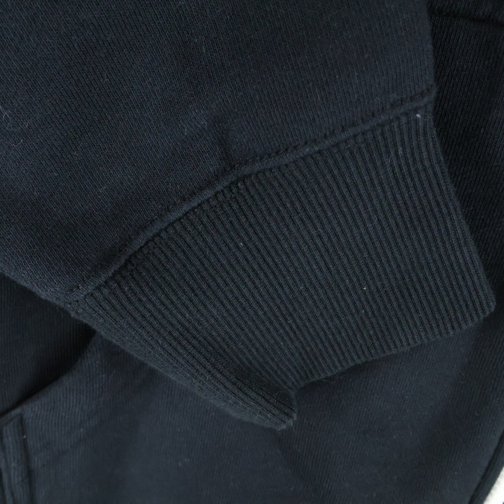 THE NORTH FACE(ザノースフェイス) フロントロゴ刺繍 ジップアップ パーカー ブラック NT12442