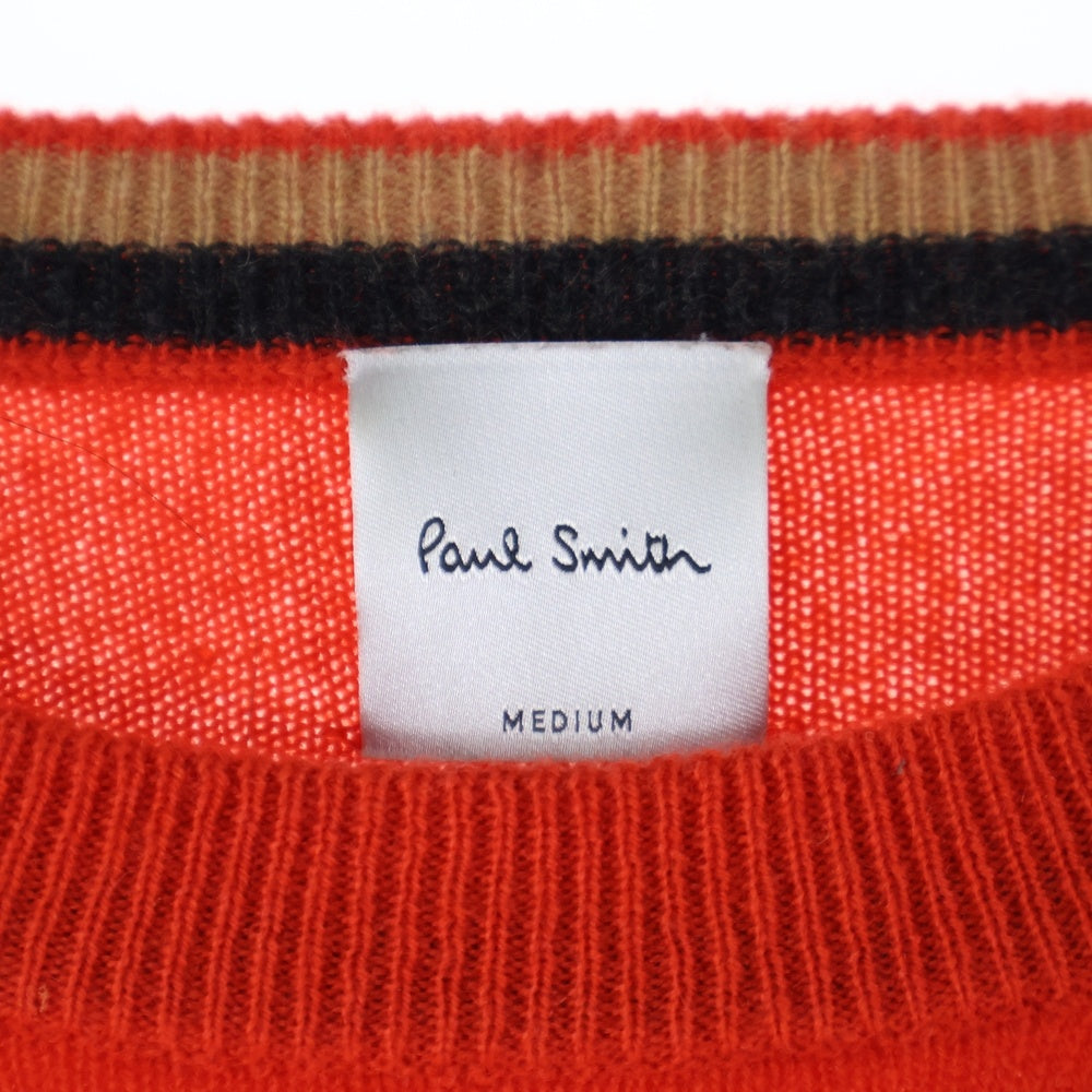 Paul Smith(ポールスミス) カシミヤ クルーネックニットセーター オレンジ PF-NR-89055