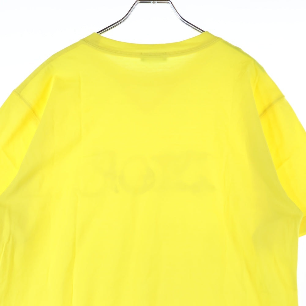 DIOR(ディオール) 21AW ×Peter Doig Logo Tee ピータードイグ フロントロゴ刺繍 半袖Tシャツ イエロー 143J685C0677
