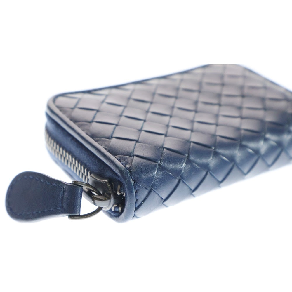 BOTTEGA VENETA(ボッテガヴェネタ) イントレチャート レザーコインケース 財布 ネイビー
