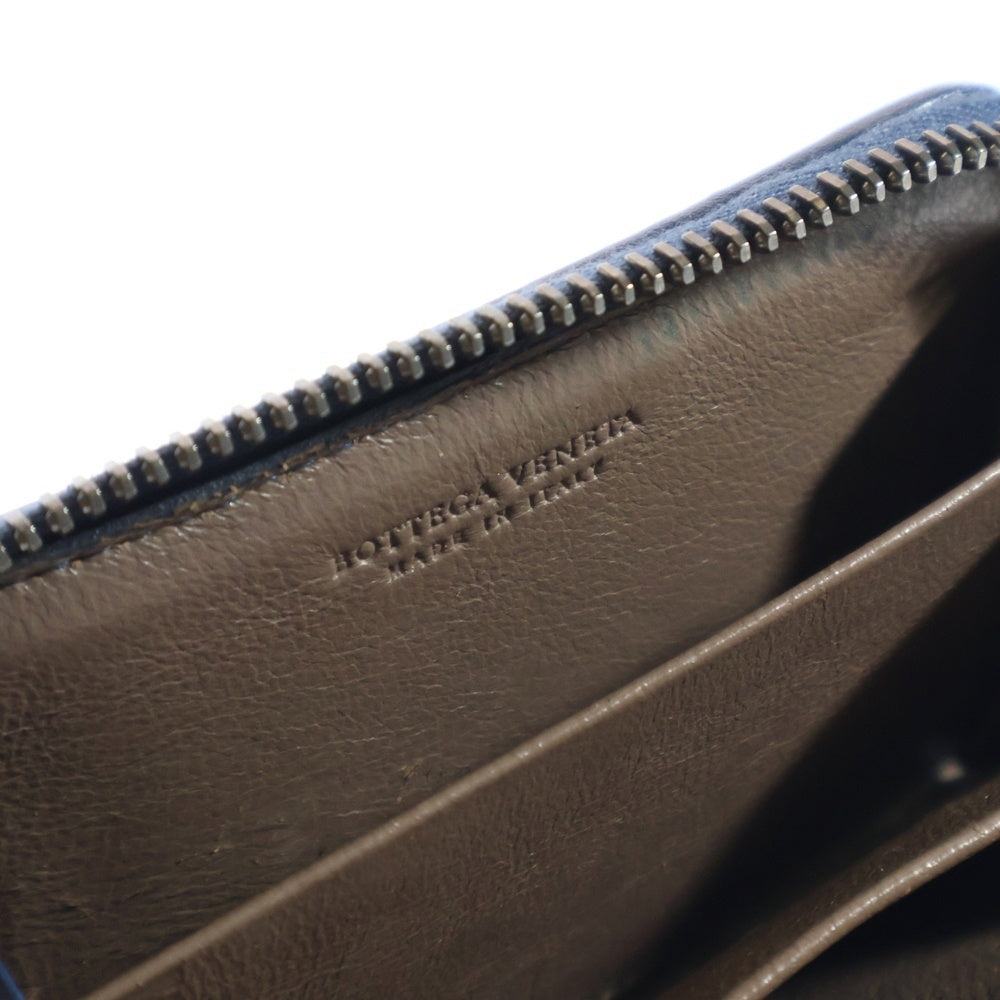 BOTTEGA VENETA(ボッテガヴェネタ) イントレチャート レザーコインケース 財布 ネイビー