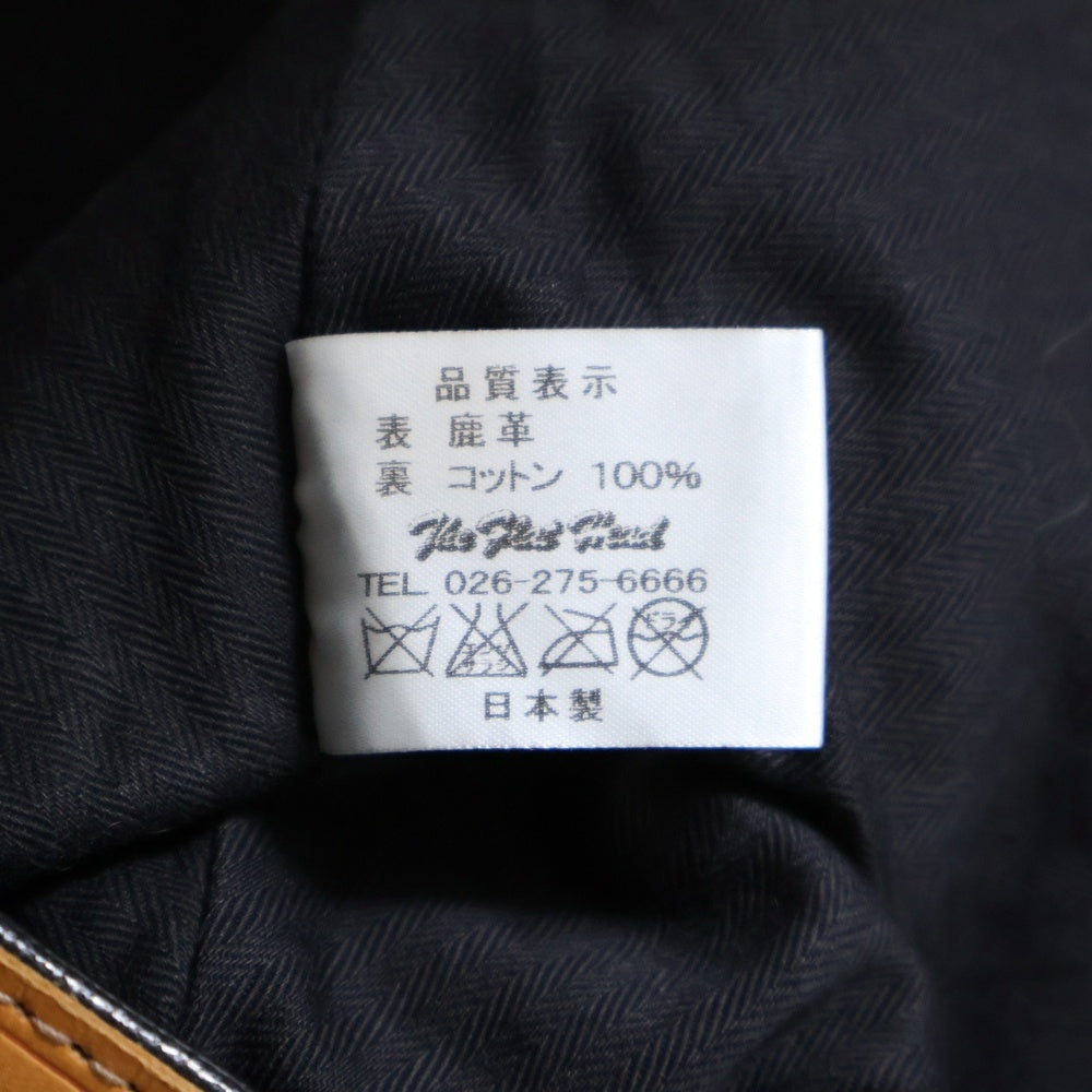 THE FLAT HEAD(フラットヘッド) 3005DC ディアスキン ヘビーオンス 鹿革 レザーパンツ ブラック