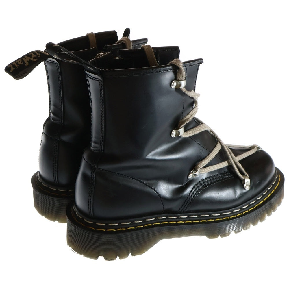 Rick Owens(リックオウエンス) ×Dr.Martens 1460 BEX DS RO ×ドクターマーチン レースアップ サイドジップ ハイカットブーツ ブラック 27019001 UK9/28cm