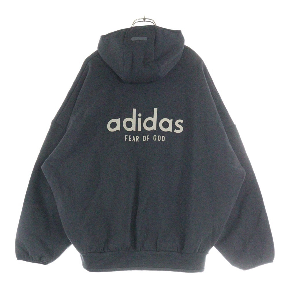FEAR OF GOD(フィアオブゴッド) ×adidas Heavy Fleece Hoodie ヘビーフリース フーディ スウェットパーカー ブラック IW8925