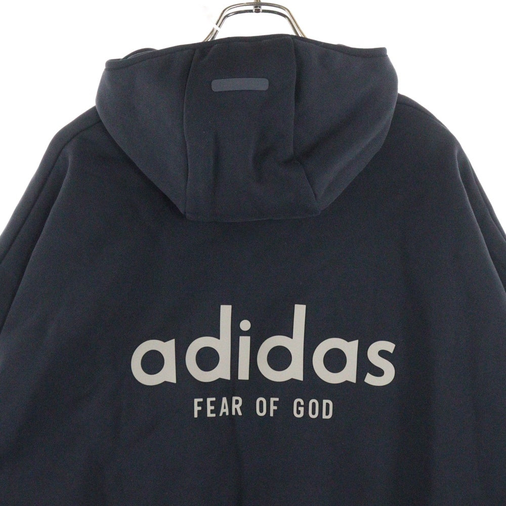 FEAR OF GOD(フィアオブゴッド) ×adidas Heavy Fleece Hoodie ヘビーフリース フーディ スウェットパーカー ブラック IW8925