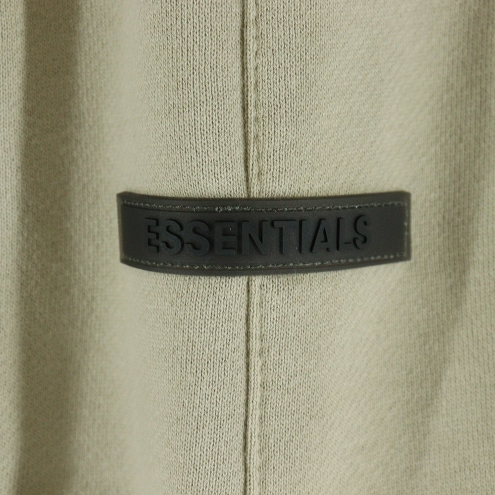 FEAR OF GOD ESSENTIALS(フィアオブゴッド エッセンシャルズ) ラバーロゴ ドローコード フリース スウェットパンツ ベージュ