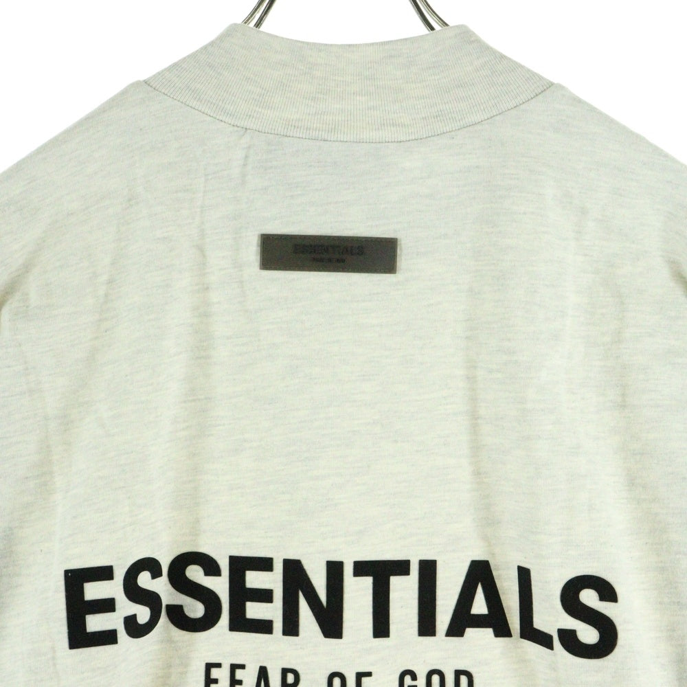 FEAR OF GOD ESSENTIALS(フィアオブゴッド エッセンシャルズ) L/S T-SHIRT フェルトロゴ 長袖Tシャツ ロンT ライトグレー