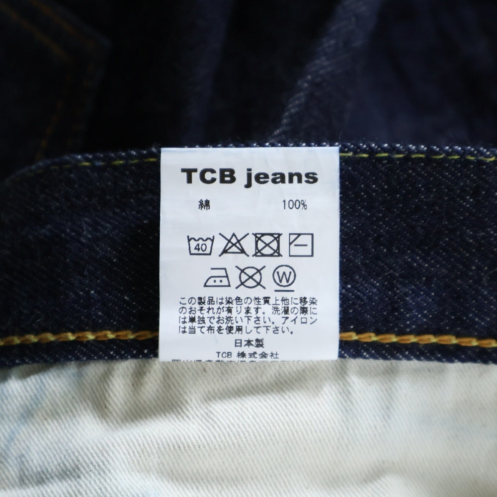TCB JEANS(ティーシービー ジーンズ) 50s ボタンフライ 5ポケットデニムパンツ ジーンズ インディゴ