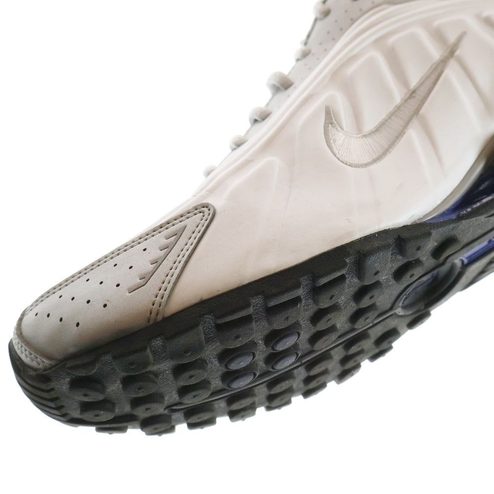 NIKE(ナイキ) SHOX R4 Metallic Silver ショックス ローカットスニーカー メタリックシルバー シルバー/ホワイト/ブルー US9.5/27.5cm HQ1988-102