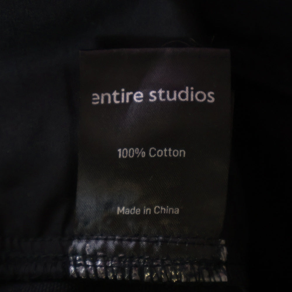 entire studios(エンタイア スタジオ) 2WAY Cargo Buggy Pants カーゴバギーパンツ ブラック ES2220 PO071