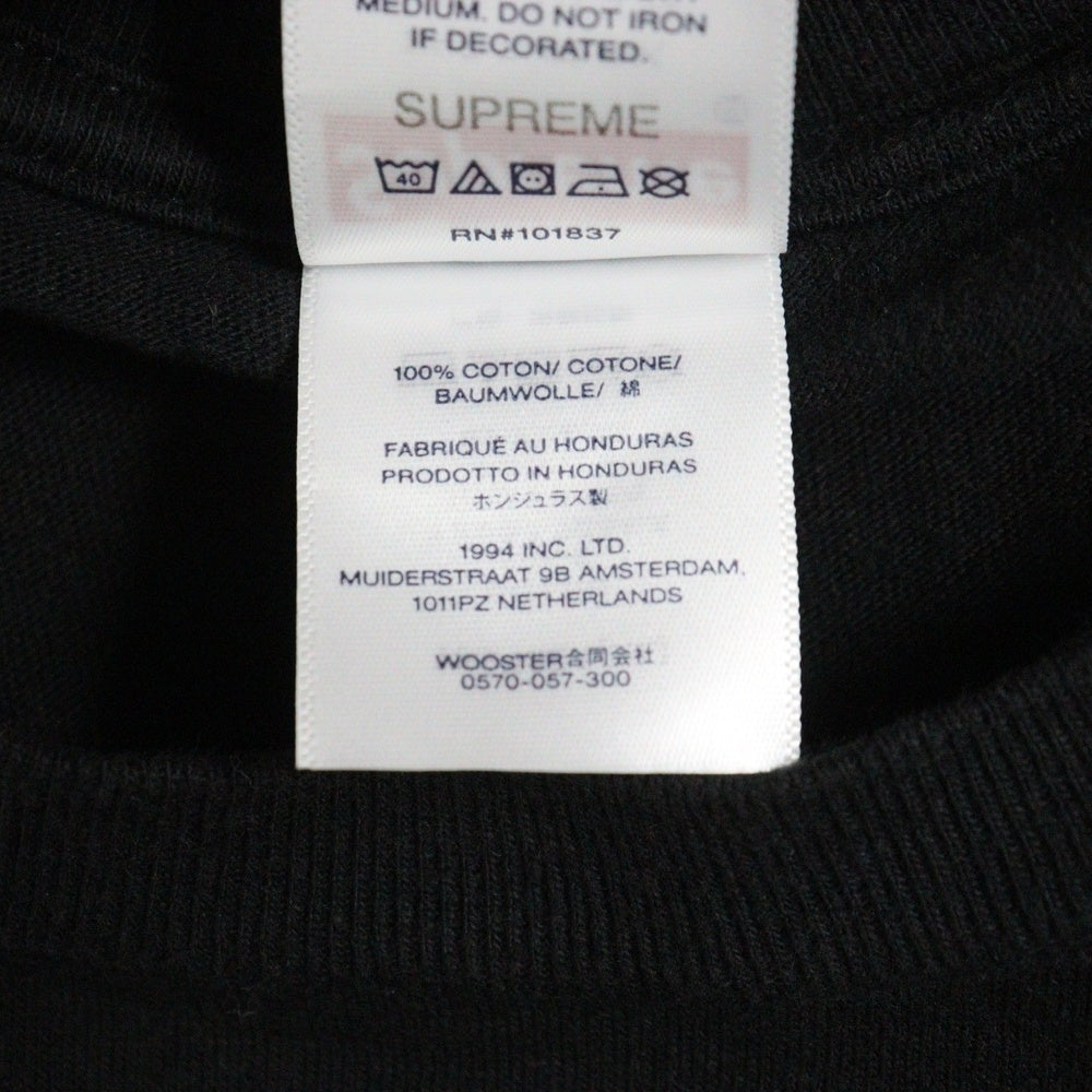 SUPREME(シュプリーム) 25SS Bear Tee ベアープリント半袖Tシャツ ブラック