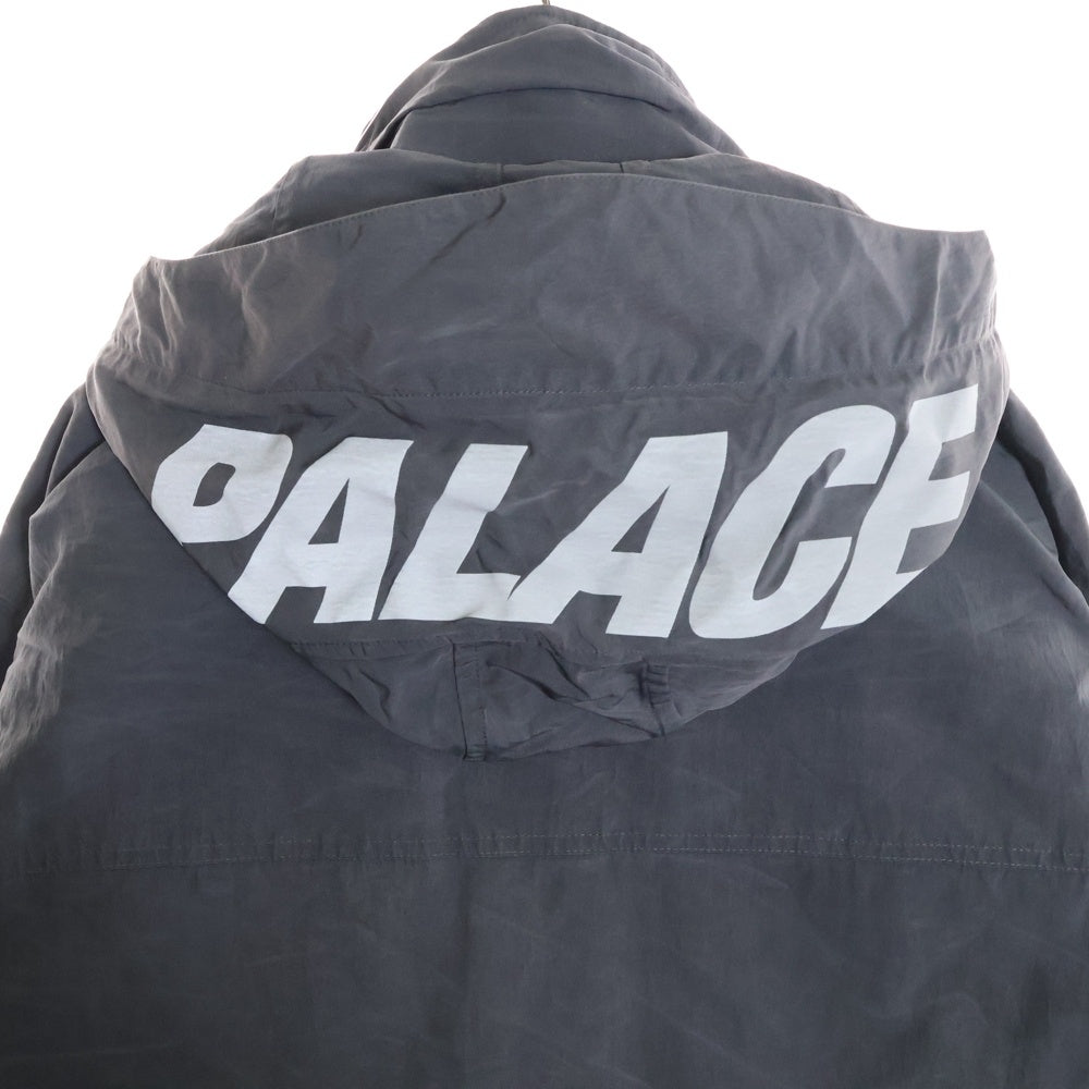 Palace Skateboards(パレススケートボーズ) カーゴポケット アノラック ナイロン フードジャケット グレー