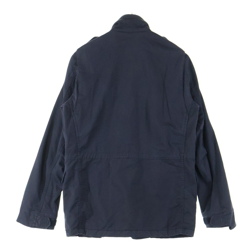 HYSTERIC GLAMOUR(ヒステリックグラマー) ワッペン付きジップアップミリタリージャケット ブラック