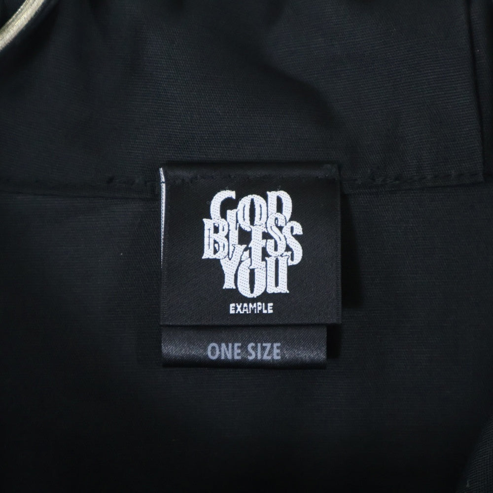 EXAMPLE(エグザンプル) GOD BLESS YOU ミリタリー モッズコート ブラック