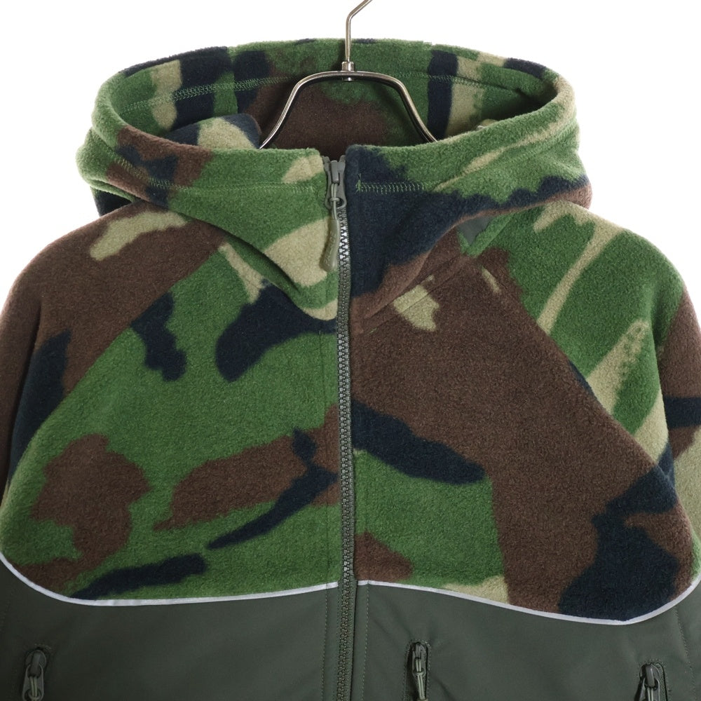 Palace Skateboards(パレススケートボーズ) POLARTEC ジップアップ フリースフードジャケット カーキ