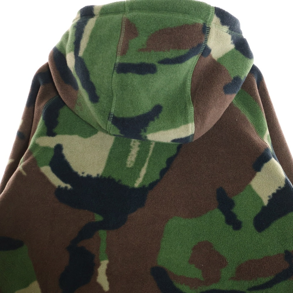 Palace Skateboards(パレススケートボーズ) POLARTEC ジップアップ フリースフードジャケット カーキ