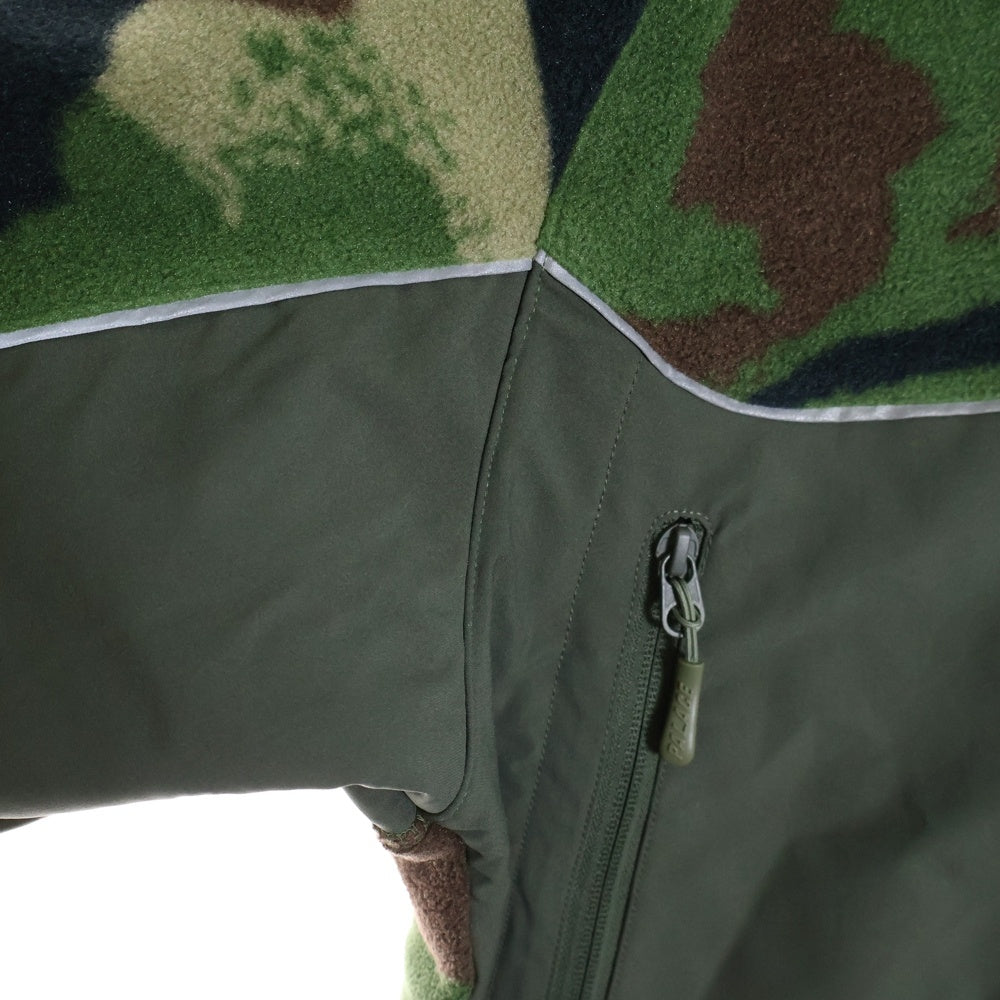 Palace Skateboards(パレススケートボーズ) POLARTEC ジップアップ フリースフードジャケット カーキ