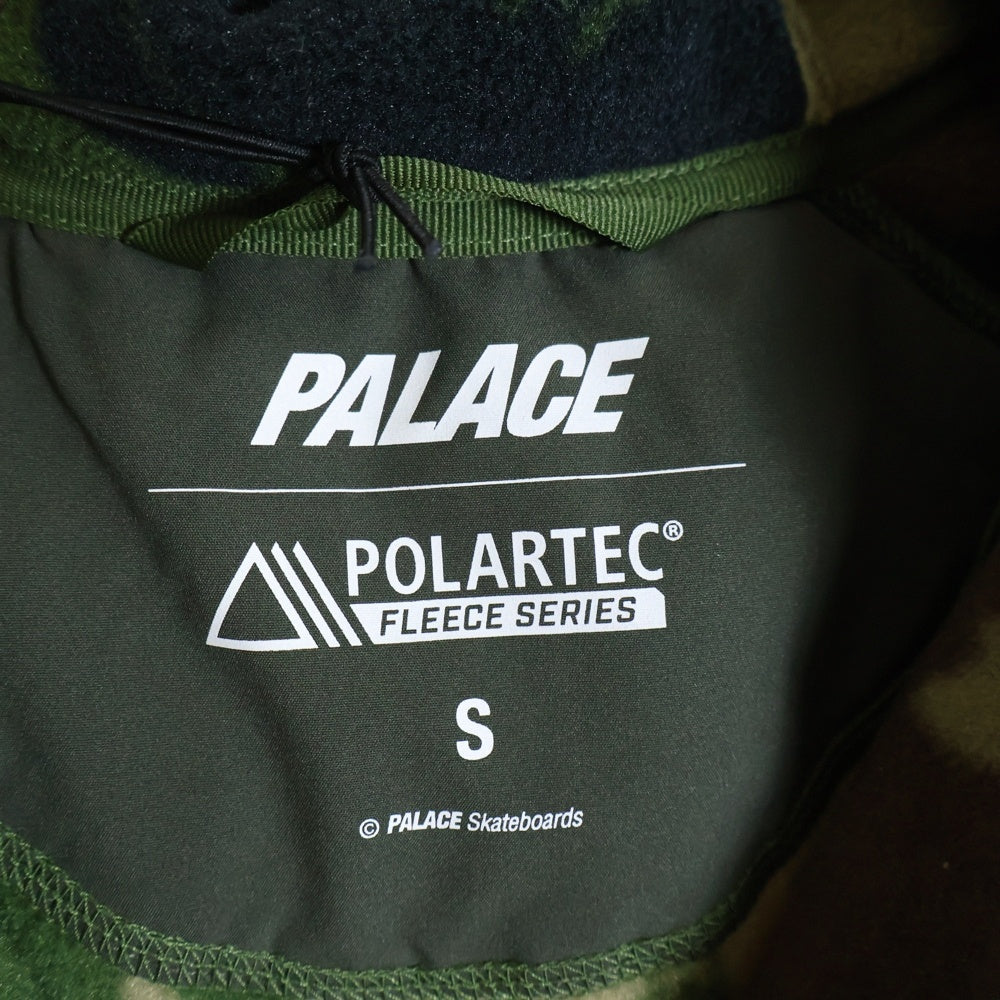 Palace Skateboards(パレススケートボーズ) POLARTEC ジップアップ フリースフードジャケット カーキ