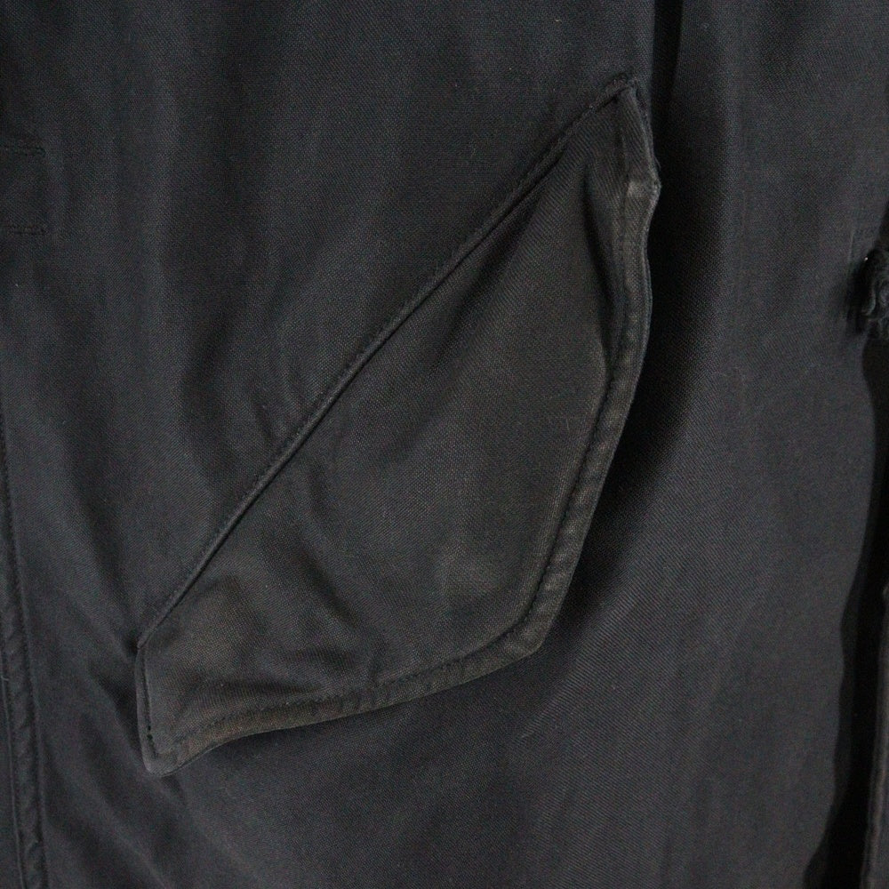WACKO MARIA(ワコマリア) M-1948 MODS COAT バックロゴプリント モッズコート ブラック