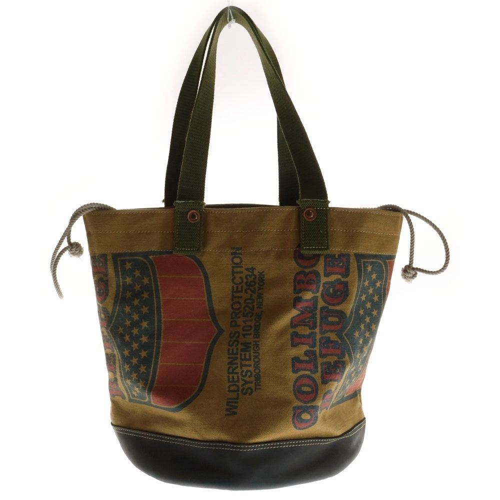 COLIMBO(コリンボ) ZX0504 TRAPPER'S Barrel TOTE BAG レザー キャンバス 切替 トートバッグ マルチ