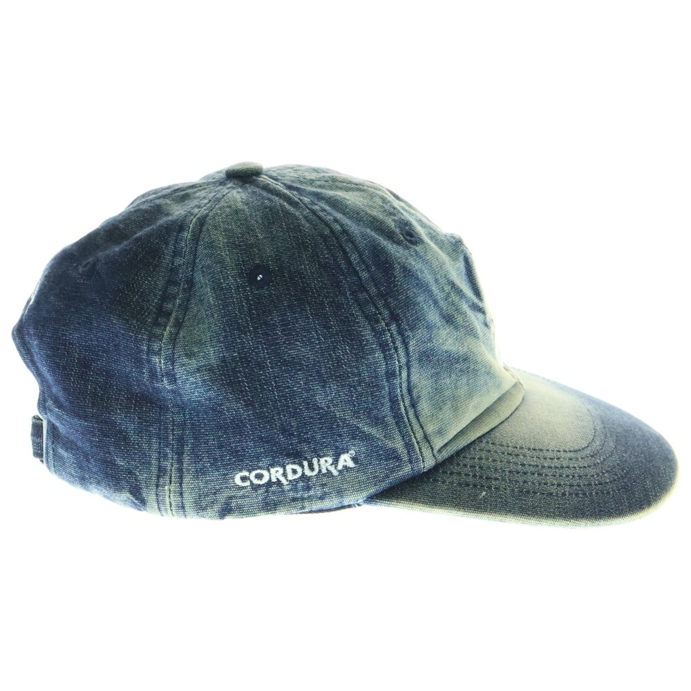 SUPREME(シュプリーム) 25SS Cordura Denim S Logo 6-Panel Bleached Indigo コーデュラデニム Sロゴ6パネルキャップ インディゴ